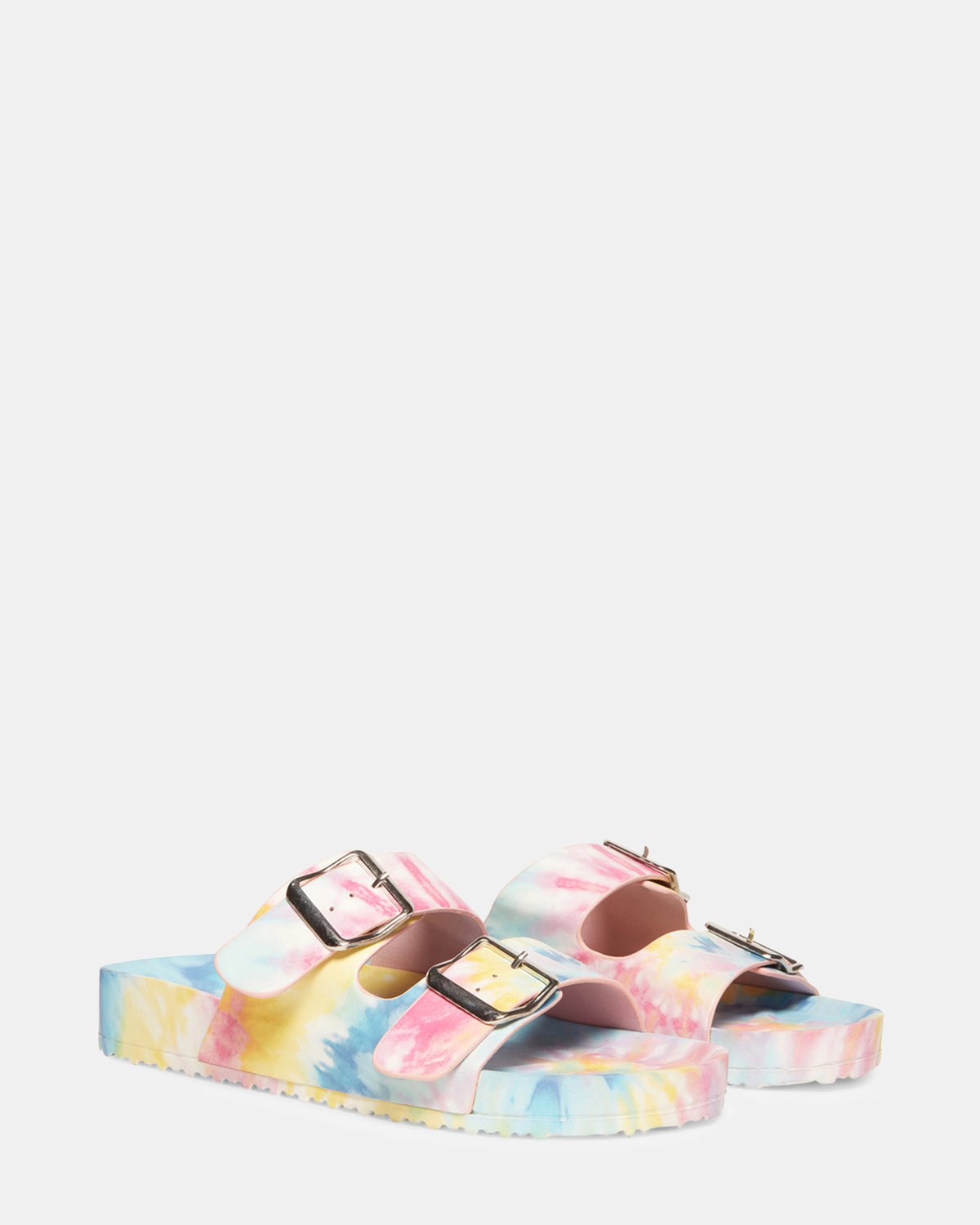 TEDDY-T PASTEL MULTI | Tie Dye Slides | Steve Madden Value