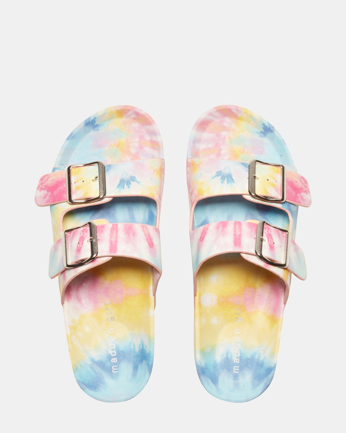TEDDY-T PASTEL MULTI | Tie Dye Slides | Steve Madden Value