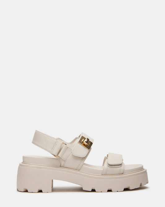 SUPERMONA Bone Leather Women's Platform Sandal | Steve Madden Best Price