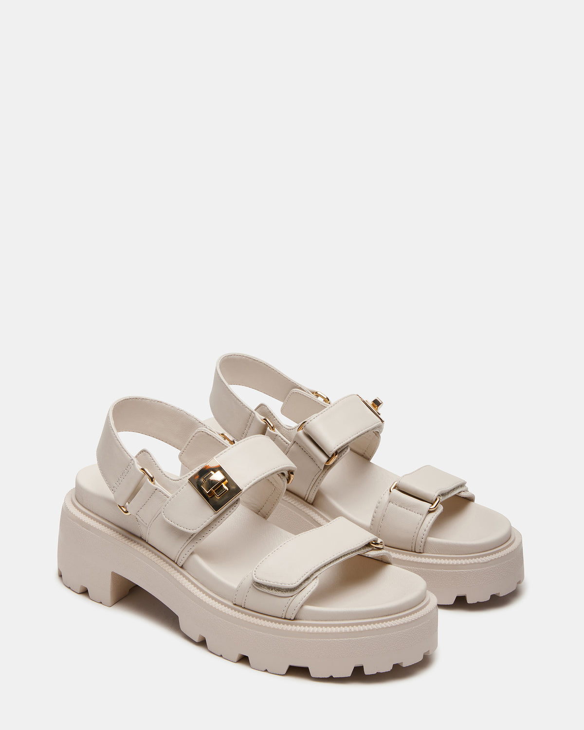 SUPERMONA Bone Leather Women's Platform Sandal | Steve Madden Best Price
