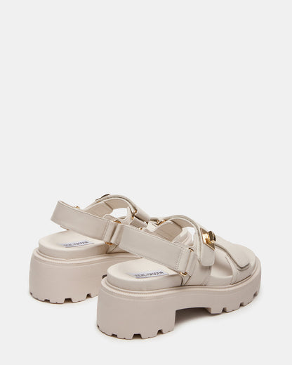 SUPERMONA Bone Leather Women's Platform Sandal | Steve Madden Best Price