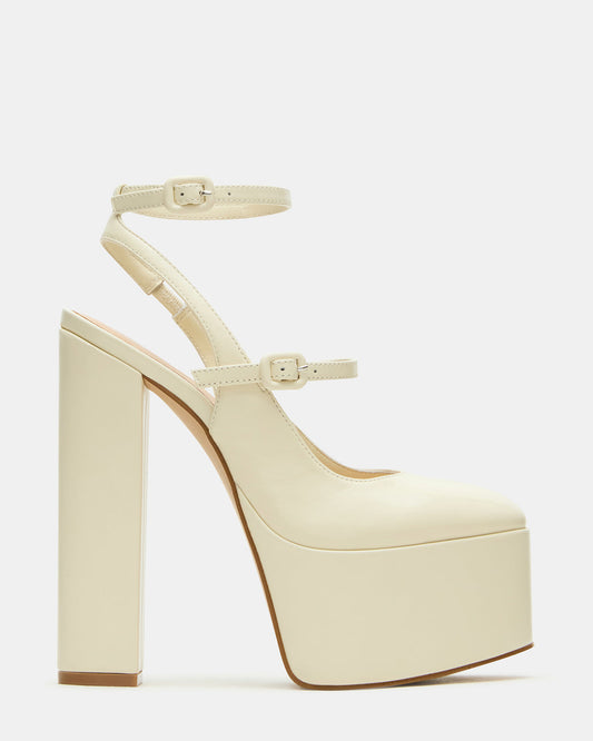 SCOTLYN Bone Leather Women's Platform Block Heel | Steve Madden Trusted
