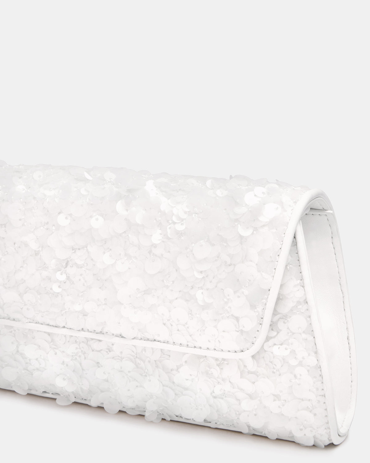 AVANT Bag Sequin French Binding Trapezoid Crossbody Clutch Handbag | Steve Madden Recommended
