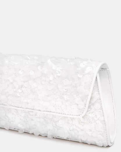 AVANT Bag Sequin French Binding Trapezoid Crossbody Clutch Handbag | Steve Madden Recommended