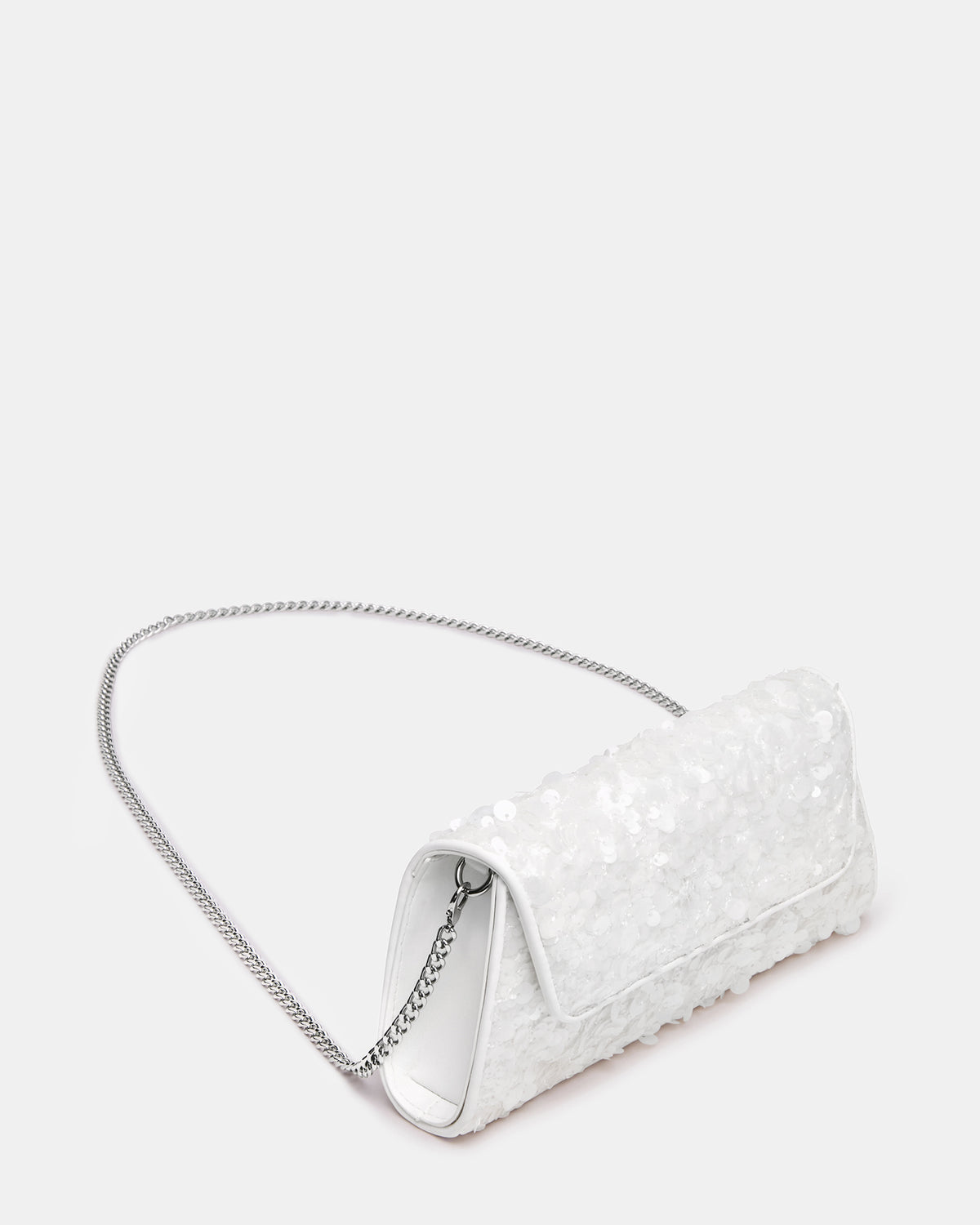 AVANT Bag Sequin French Binding Trapezoid Crossbody Clutch Handbag | Steve Madden Recommended