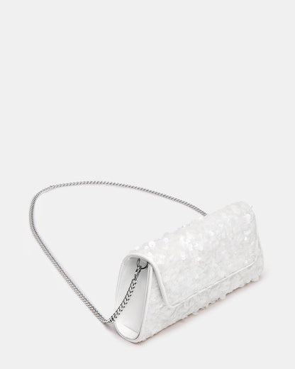 AVANT Bag Sequin French Binding Trapezoid Crossbody Clutch Handbag | Steve Madden Recommended