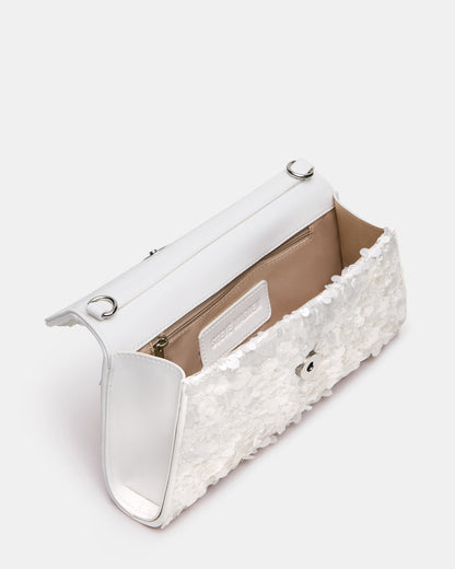 AVANT Bag Sequin French Binding Trapezoid Crossbody Clutch Handbag | Steve Madden Recommended
