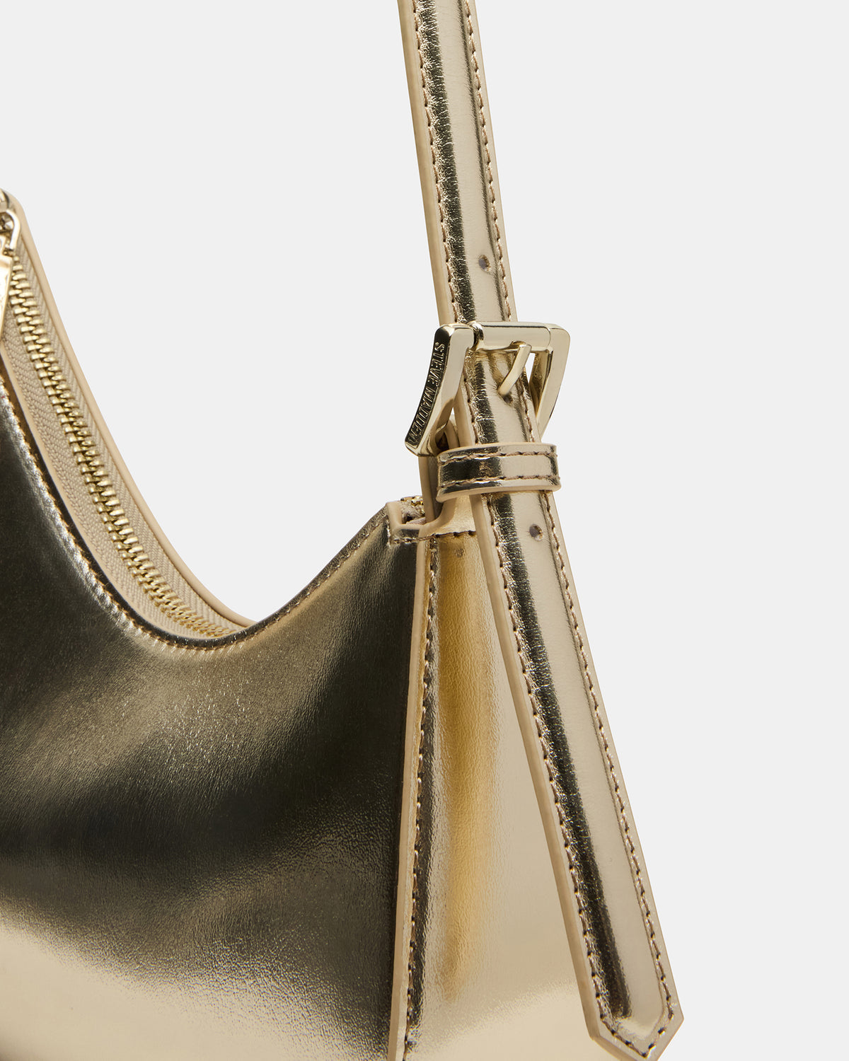 SMITH Bag Gold Asymmetric Shoulder Handbag | Steve Madden Customer Favorite