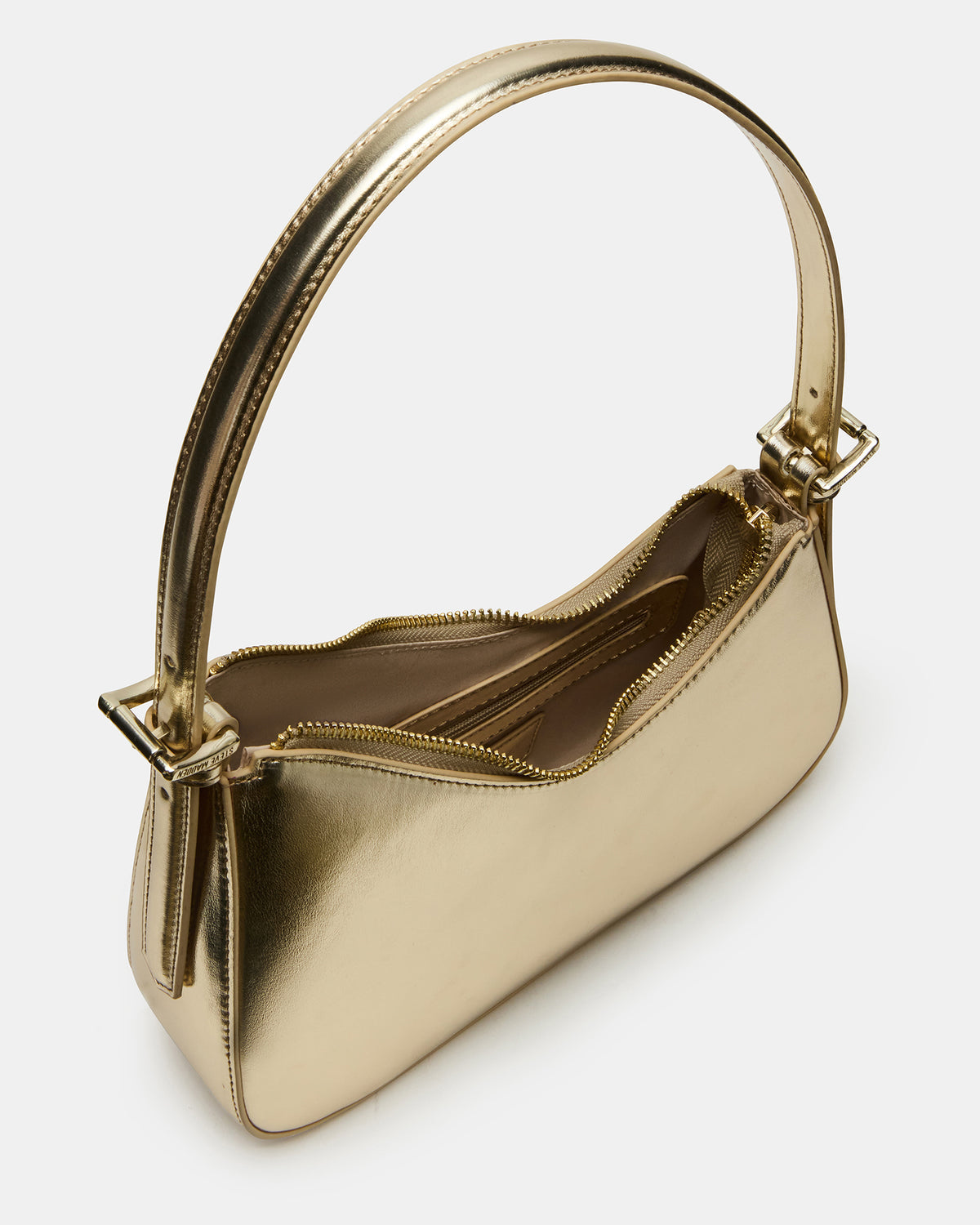 SMITH Bag Gold Asymmetric Shoulder Handbag | Steve Madden Customer Favorite