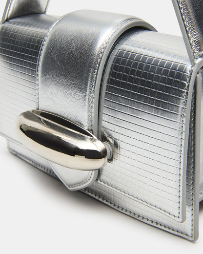 MISHELL Bag Silver Disco Top-Handle Mini Handbag | Steve Madden Trending