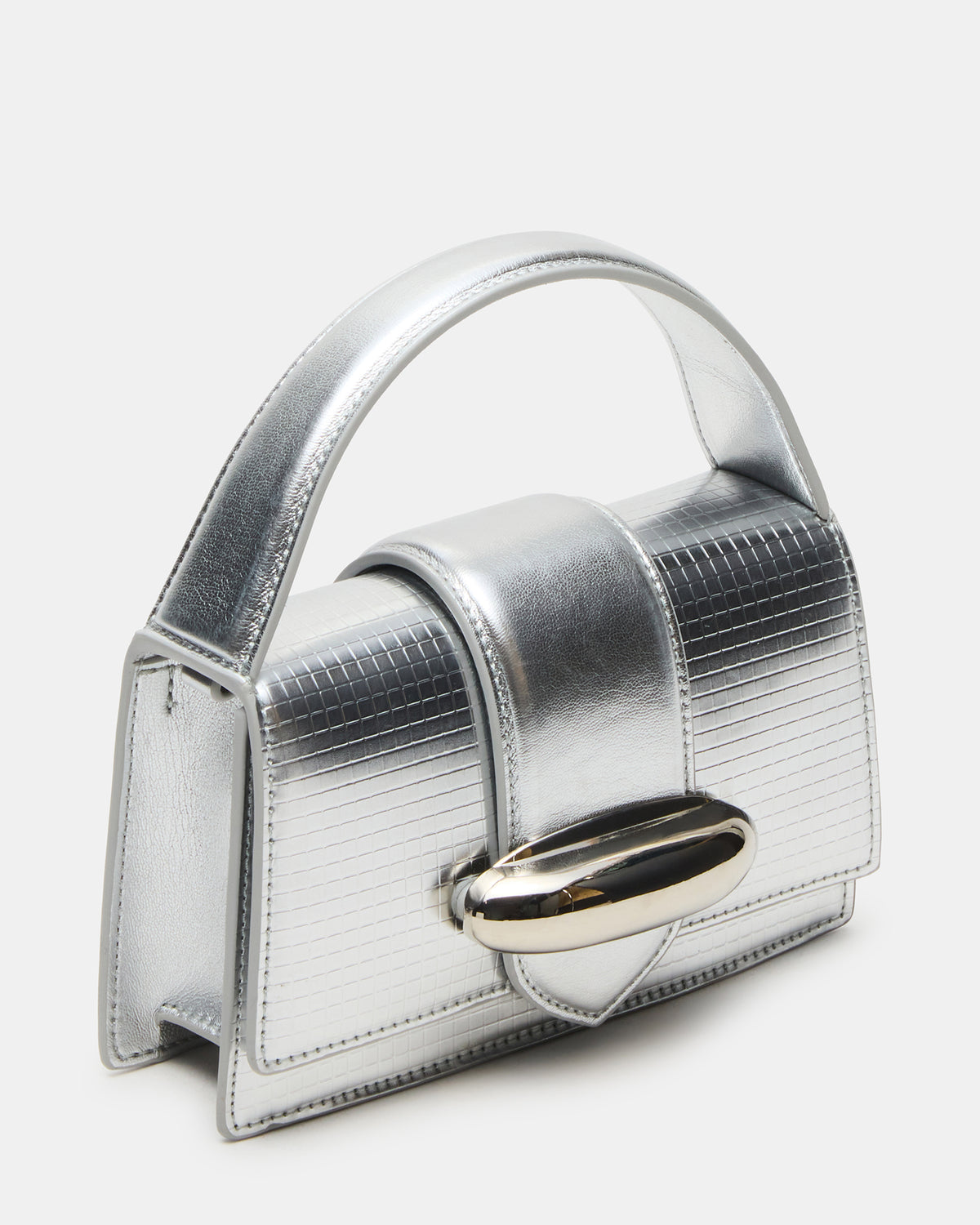 MISHELL Bag Silver Disco Top-Handle Mini Handbag | Steve Madden Trending