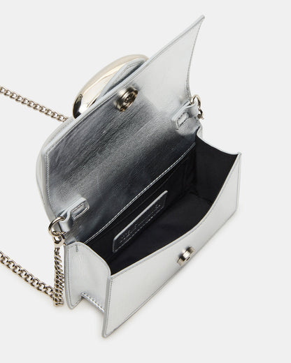 MISHELL Bag Silver Disco Top-Handle Mini Handbag | Steve Madden Trending