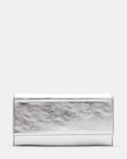 JULIANA Bag Silver Women's Crossbody Clutch Handbag | Steve Madden Trending