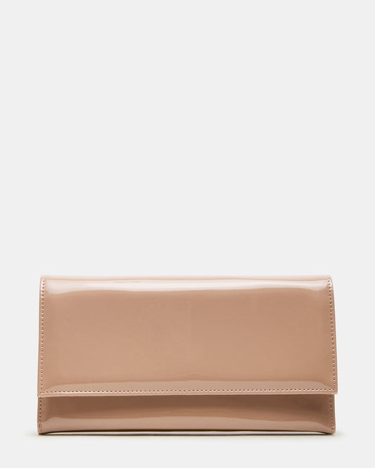 JULIANA Bag Blush Patent Crossbody Clutch Handbag | Steve Madden Trending