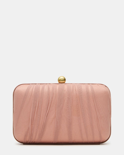 ELEGANT Bag Mocha Soft Frame Metal Mesh Crossbody Clutch Handbag | Steve Madden Essential