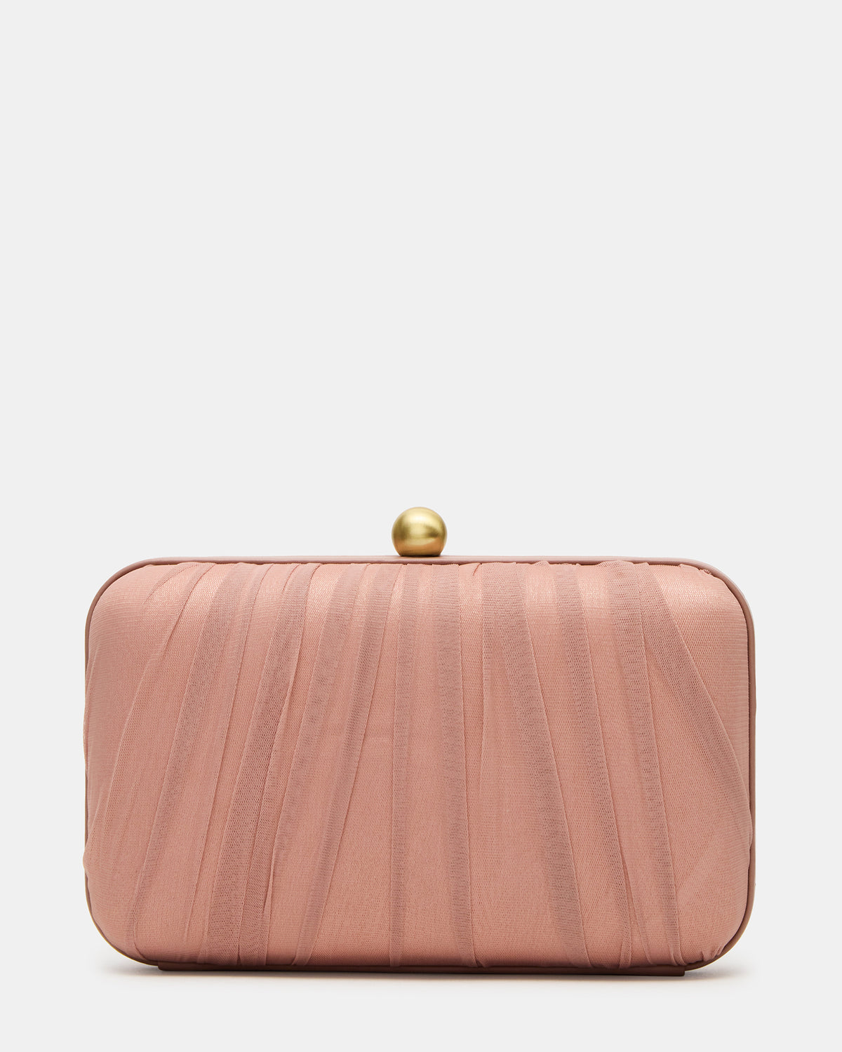 ELEGANT Bag Mocha Soft Frame Metal Mesh Crossbody Clutch Handbag | Steve Madden Essential