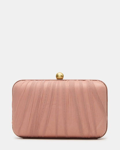 ELEGANT Bag Mocha Soft Frame Metal Mesh Crossbody Clutch Handbag | Steve Madden Essential