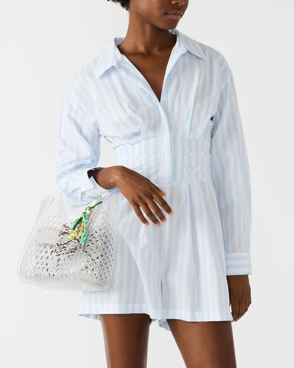 SUMMER Bag Clear Caged Jelly Top-Handle Tote Handbag | Steve Madden Trusted