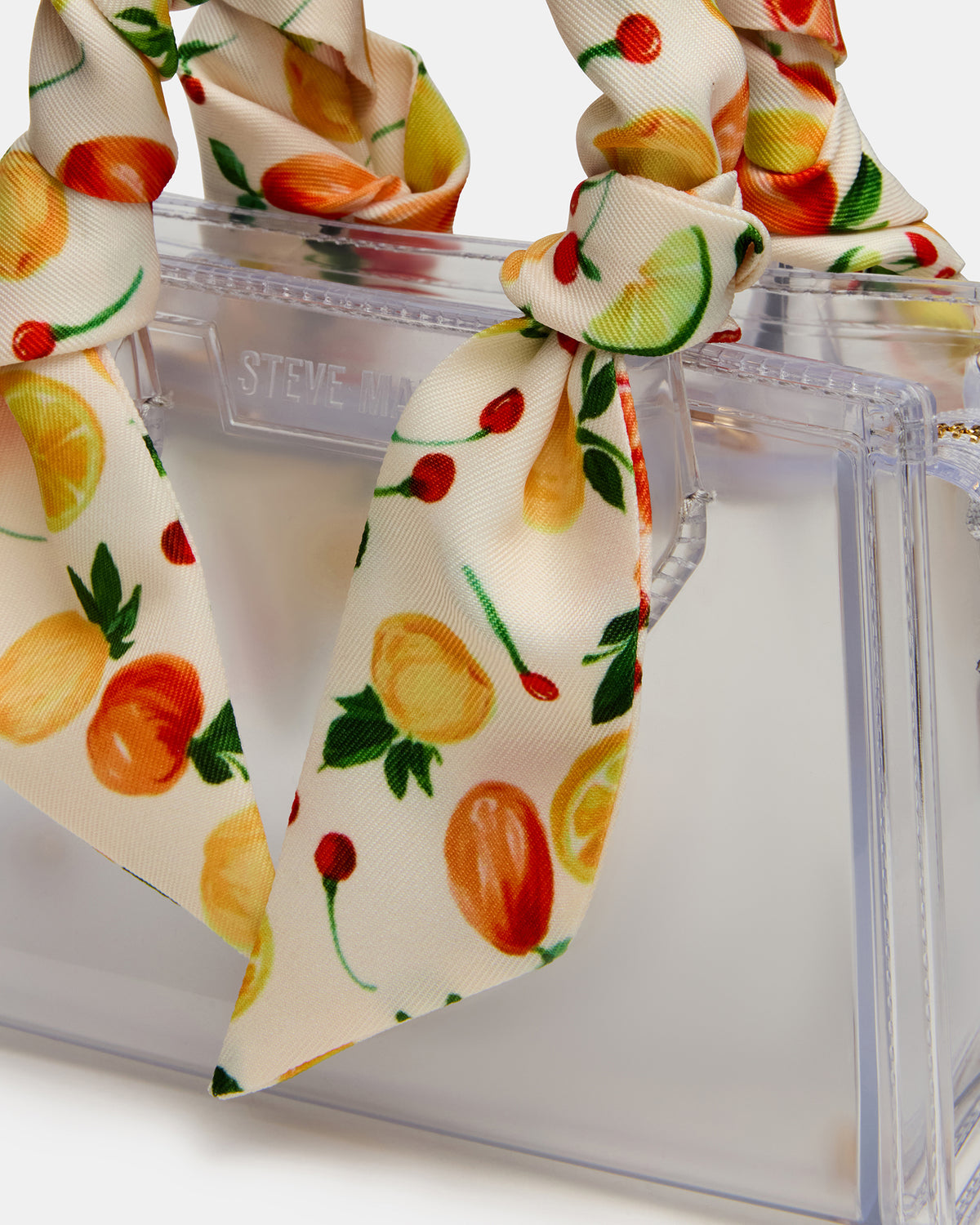 PEACH Jelly Bag Clear Mini Crossbody Top-Handle Handbag | Steve Madden Hot Sale