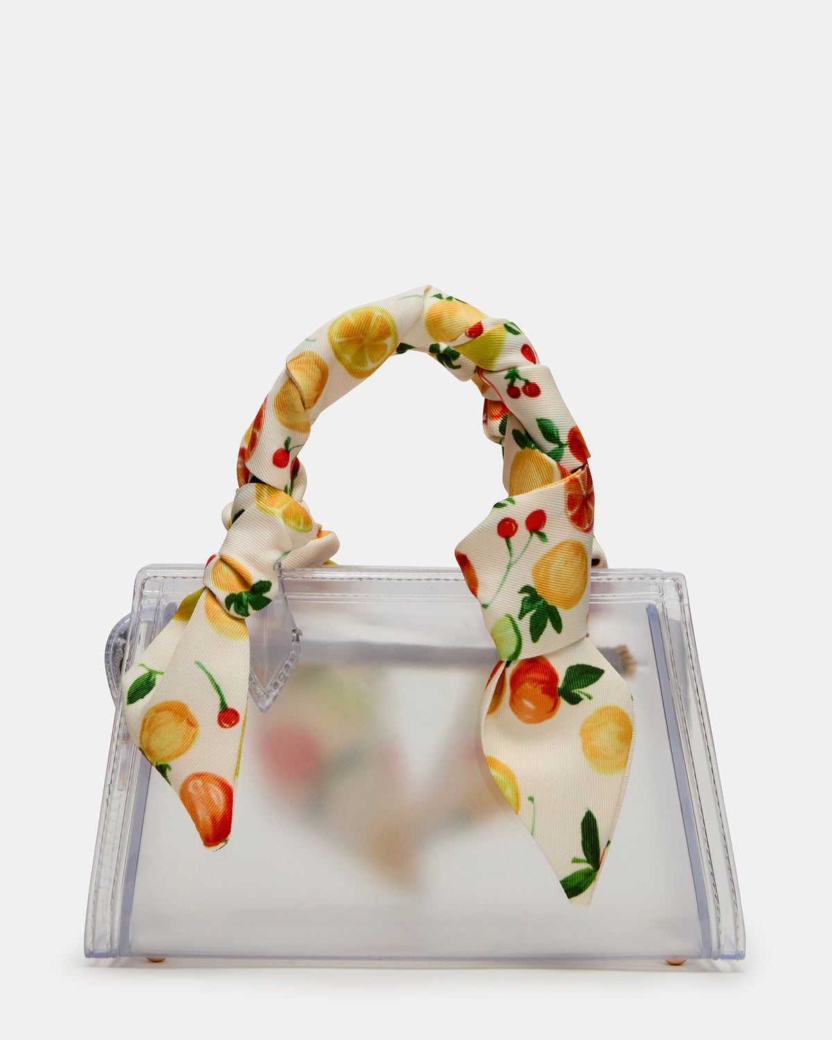 PEACH Jelly Bag Clear Mini Crossbody Top-Handle Handbag | Steve Madden Hot Sale
