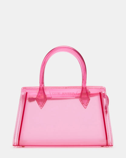 PEACH Jelly Bag Pink Mini Crossbody Top-Handle Handbag | Steve Madden Value