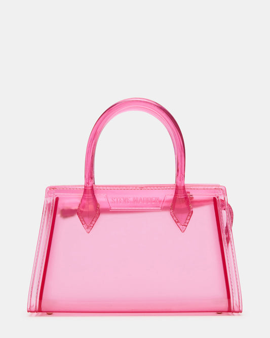 PEACH Jelly Bag Pink Mini Crossbody Top-Handle Handbag | Steve Madden Value