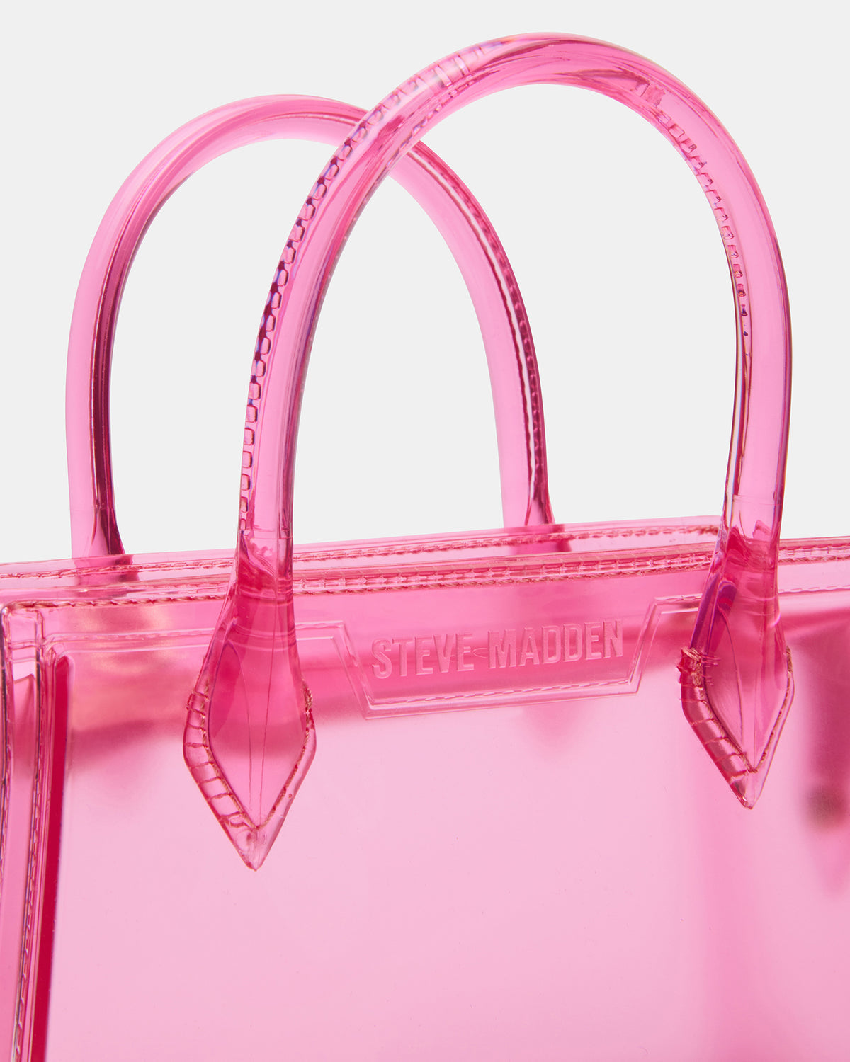 PEACH Jelly Bag Pink Mini Crossbody Top-Handle Handbag | Steve Madden Value