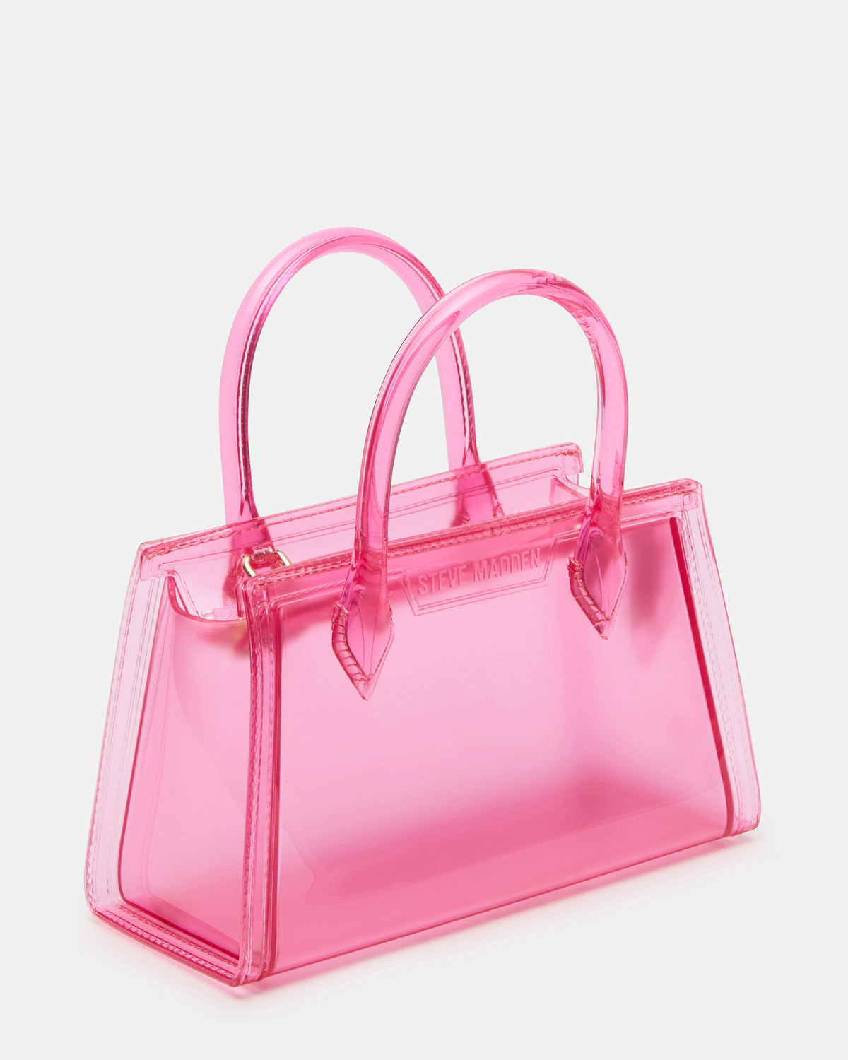 PEACH Jelly Bag Pink Mini Crossbody Top-Handle Handbag | Steve Madden Value