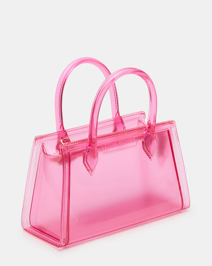 PEACH Jelly Bag Pink Mini Crossbody Top-Handle Handbag | Steve Madden Value