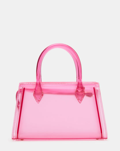 PEACH Jelly Bag Pink Mini Crossbody Top-Handle Handbag | Steve Madden Value