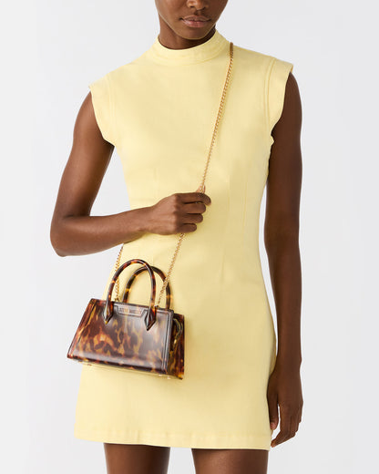 PEACH Jelly Bag Tortoise Mini Crossbody Top-Handle Handbag | Steve Madden Special Offer