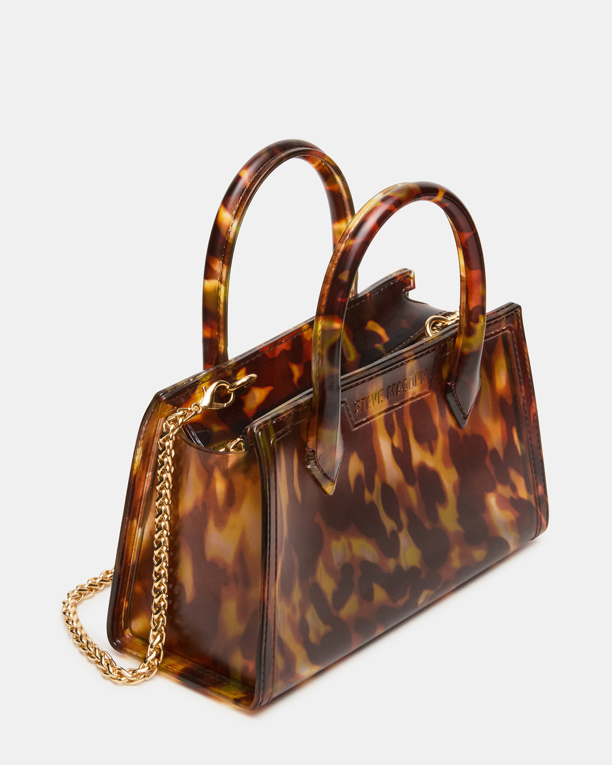PEACH Jelly Bag Tortoise Mini Crossbody Top-Handle Handbag | Steve Madden Special Offer