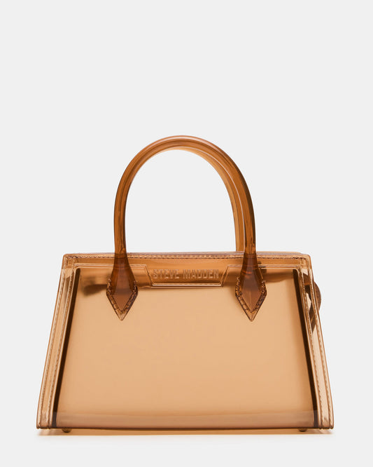 PEACH Jelly Bag Tan Mini Crossbody Top-Handle Handbag | Steve Madden Latest