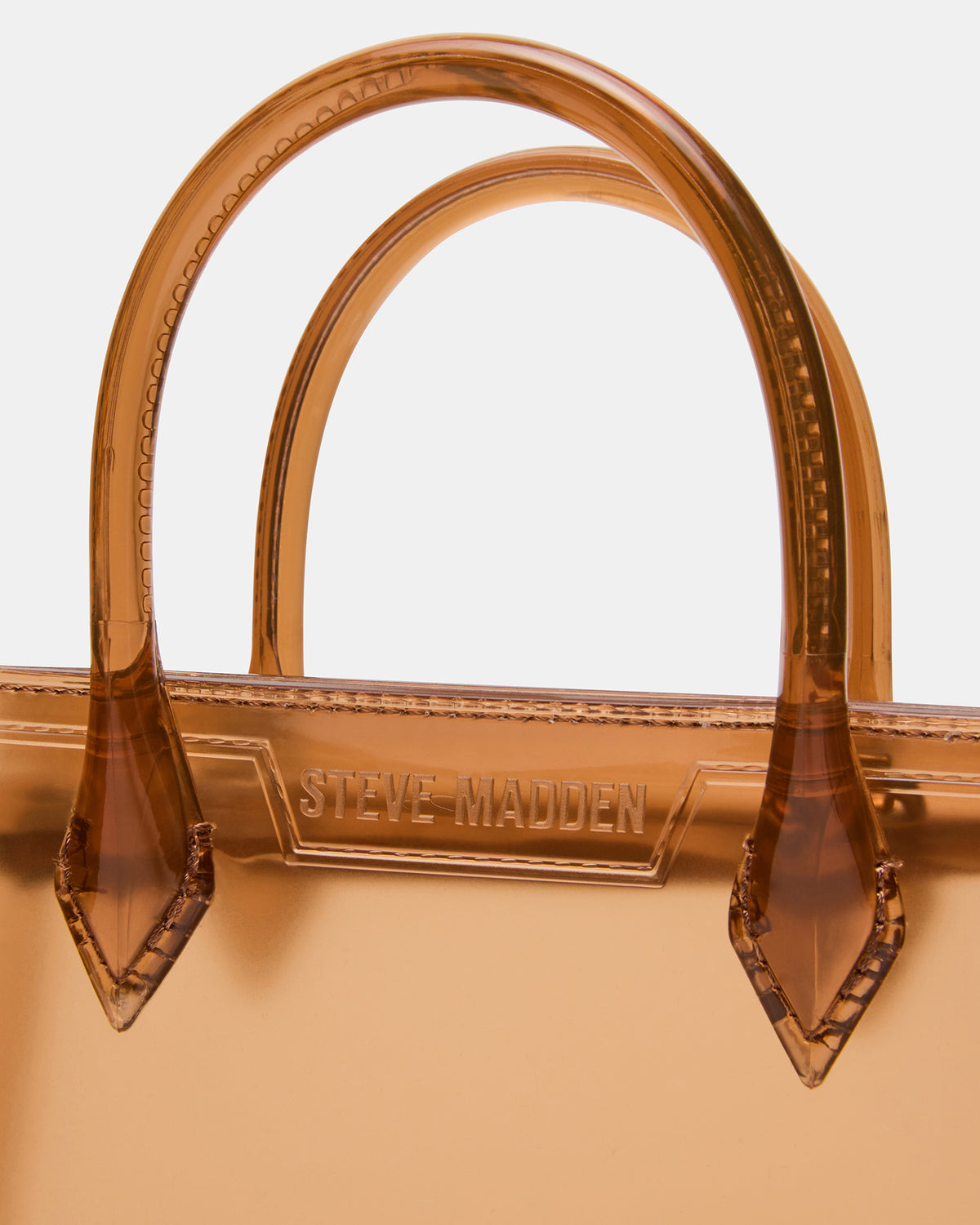 PEACH Jelly Bag Tan Mini Crossbody Top-Handle Handbag | Steve Madden Latest