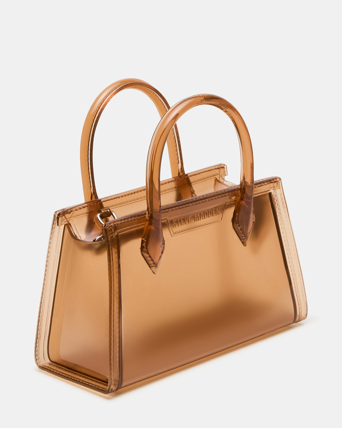 PEACH Jelly Bag Tan Mini Crossbody Top-Handle Handbag | Steve Madden Latest