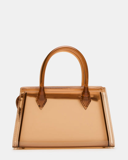 PEACH Jelly Bag Tan Mini Crossbody Top-Handle Handbag | Steve Madden Latest