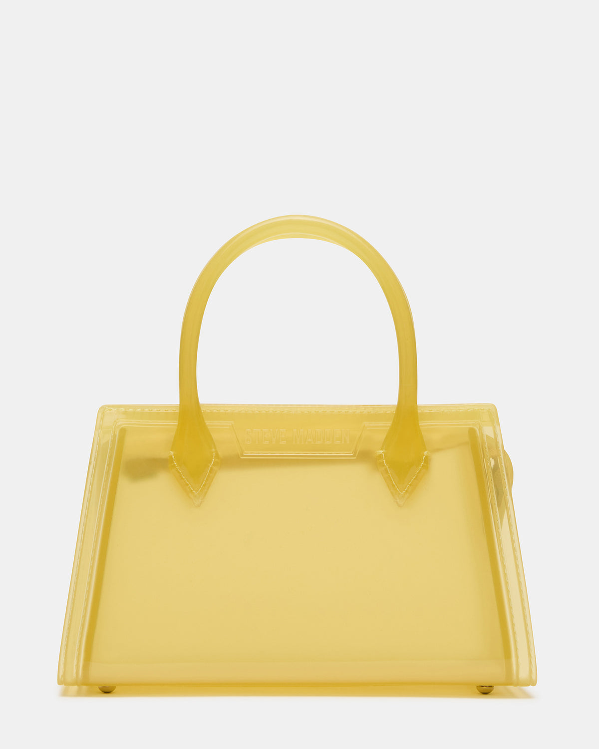 PEACH Jelly Bag Yellow Mini Crossbody Top-Handle Handbag | Steve Madden New