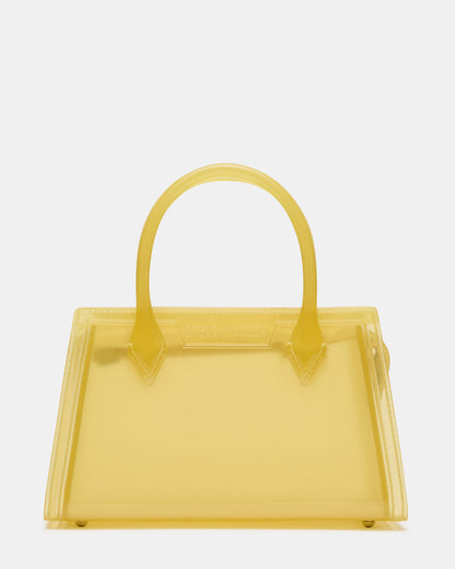 PEACH Jelly Bag Yellow Mini Crossbody Top-Handle Handbag | Steve Madden New