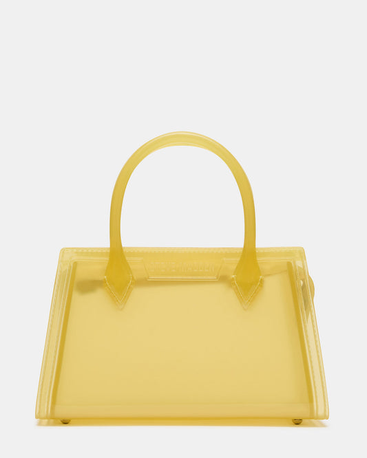 PEACH Jelly Bag Yellow Mini Crossbody Top-Handle Handbag | Steve Madden New