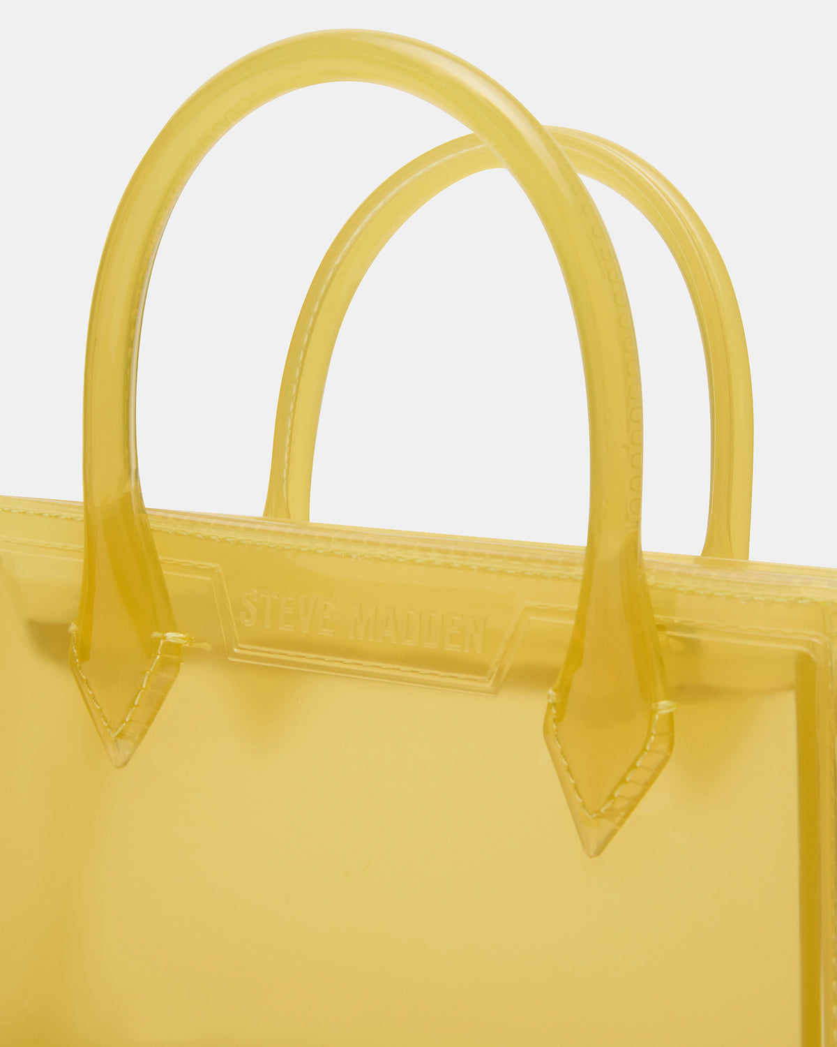 PEACH Jelly Bag Yellow Mini Crossbody Top-Handle Handbag | Steve Madden New