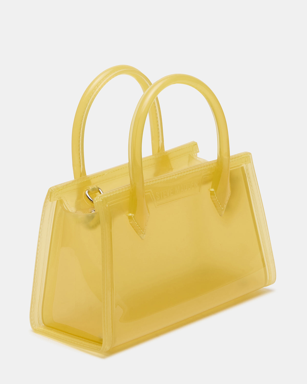 PEACH Jelly Bag Yellow Mini Crossbody Top-Handle Handbag | Steve Madden New