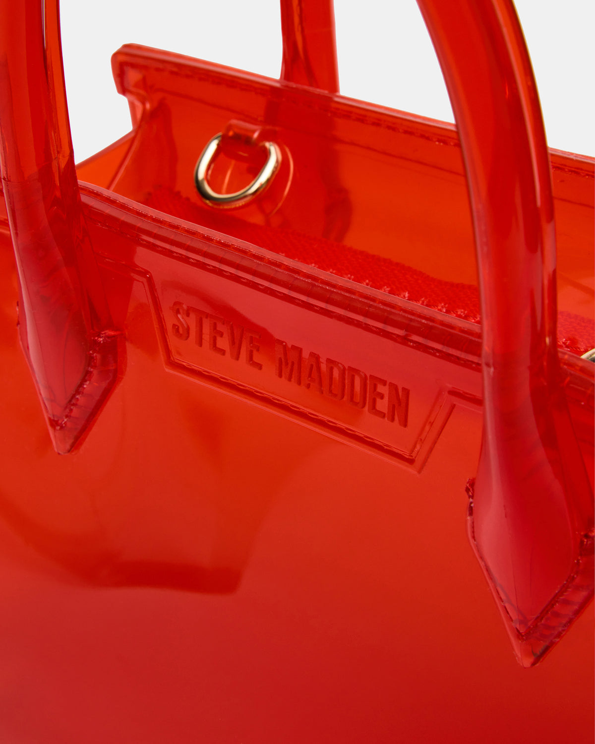 PEACH Jelly Bag Red Mini Crossbody Top-Handle Handbag | Steve Madden Trusted
