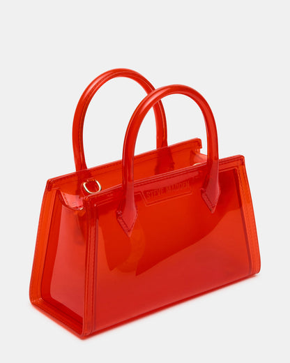 PEACH Jelly Bag Red Mini Crossbody Top-Handle Handbag | Steve Madden Trusted