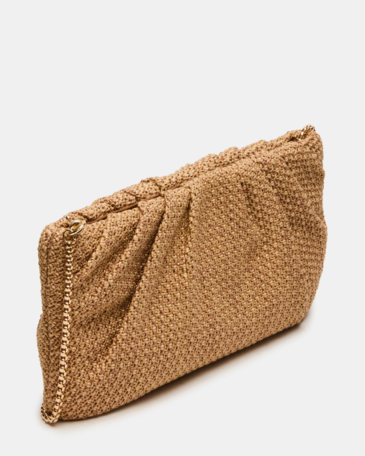 PALOMAA Bag Natural Straw Clutch Crossbody Handbag | Steve Madden Best Price