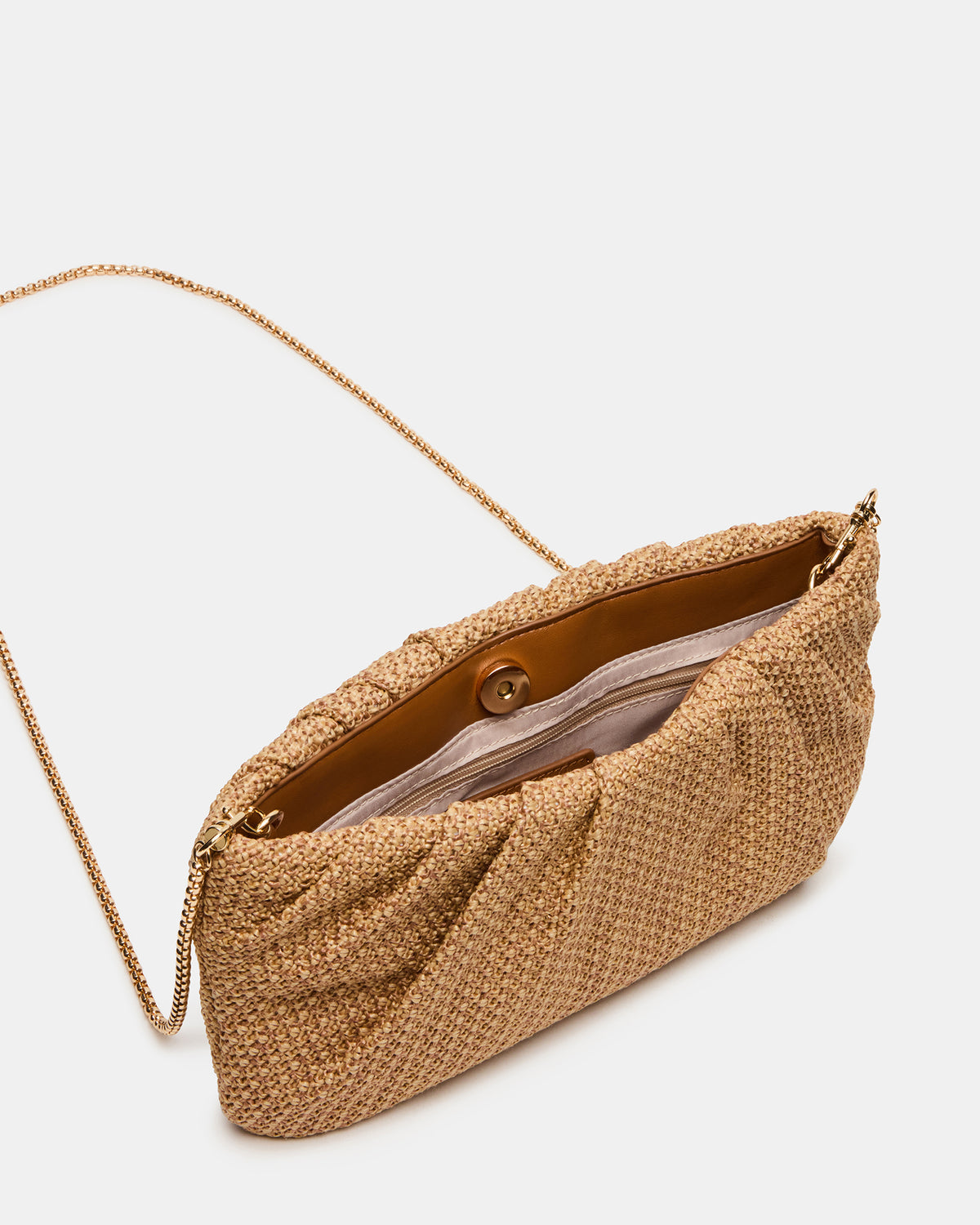 PALOMAA Bag Natural Straw Clutch Crossbody Handbag | Steve Madden Best Price