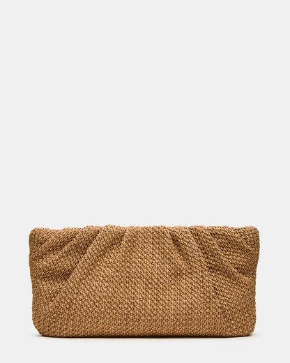 PALOMAA Bag Natural Straw Clutch Crossbody Handbag | Steve Madden Best Price
