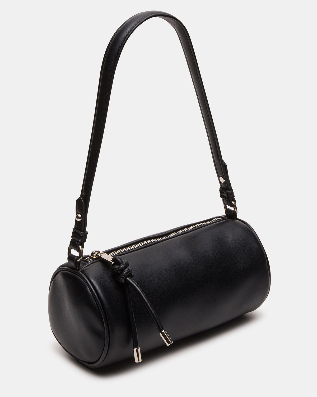 PRIYA Bag Black Mini Barrel Shoulder Handbag | Steve Madden Top Pick
