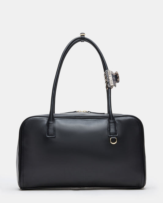 CANDICE Bag Black Shoulder Strap Box Satchel Handbag | Steve Madden Trending