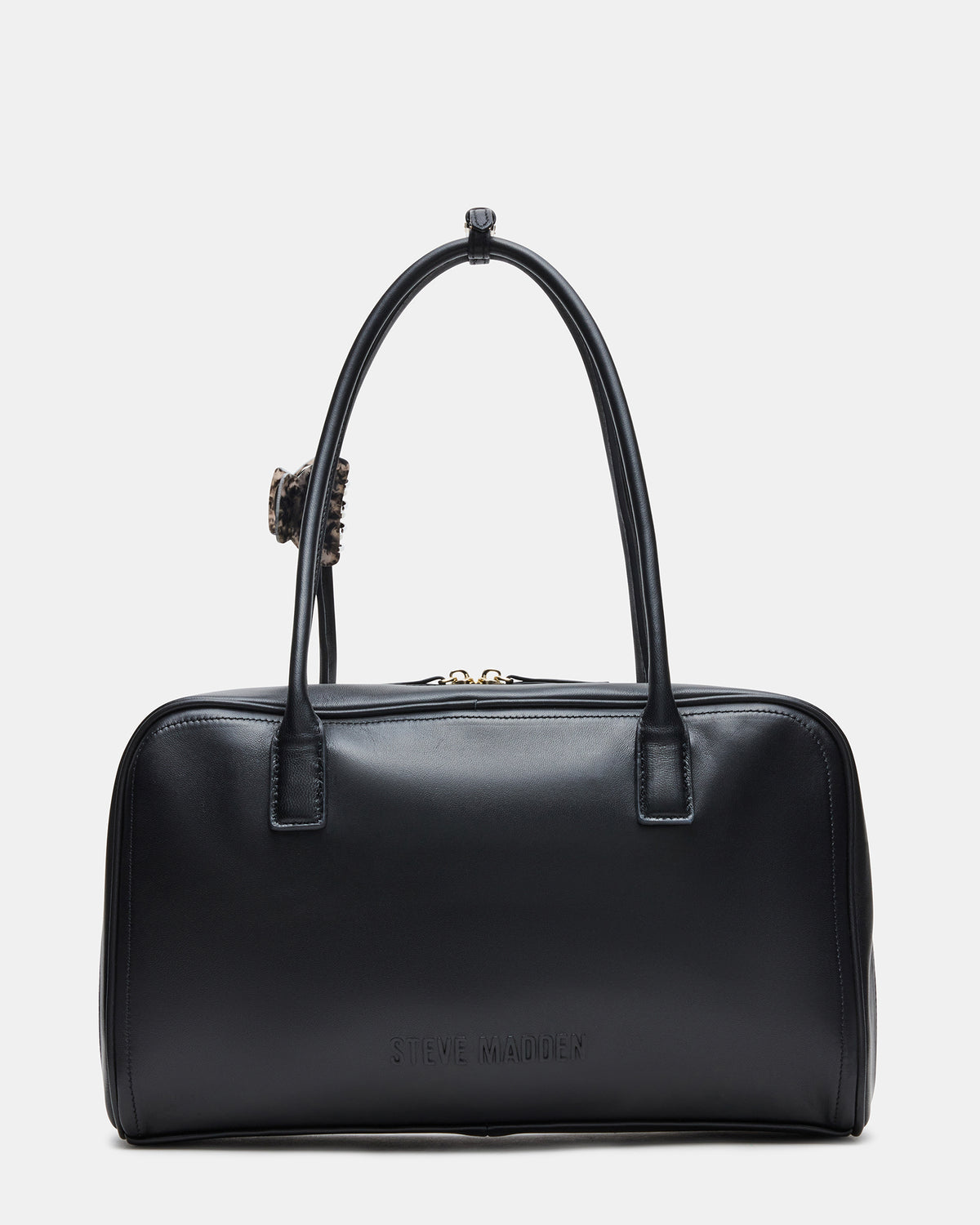 CANDICE Bag Black Shoulder Strap Box Satchel Handbag | Steve Madden Trending