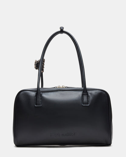CANDICE Bag Black Shoulder Strap Box Satchel Handbag | Steve Madden Trending